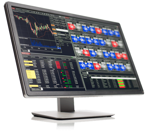 NinjaTrader trading platform on monitor