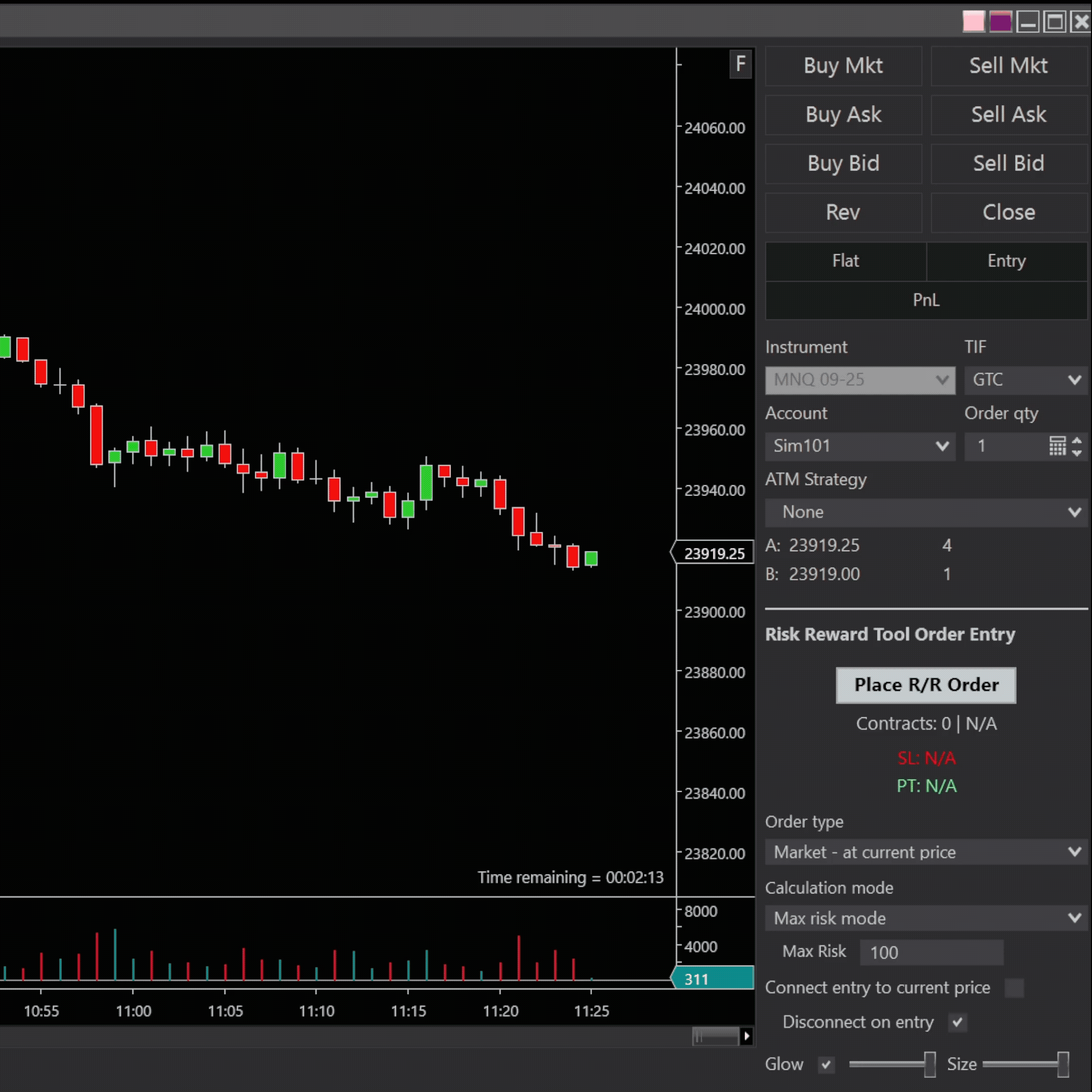 Risk & Reward Tool Demo GIF